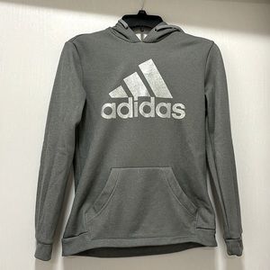 Adidas sweatshirt, size small, grey